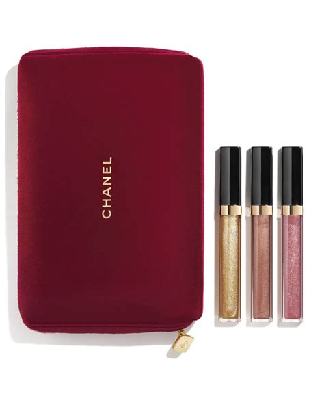 chanel holiday lipgloss set|chanel permanent lipstick.